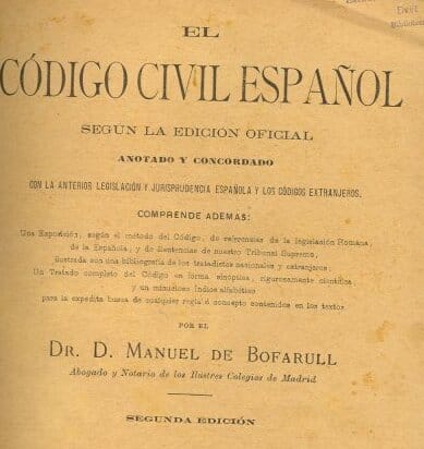 PROPUESTA DE MODERNIZACIÓN DEL Código Civil ESPAÑOL