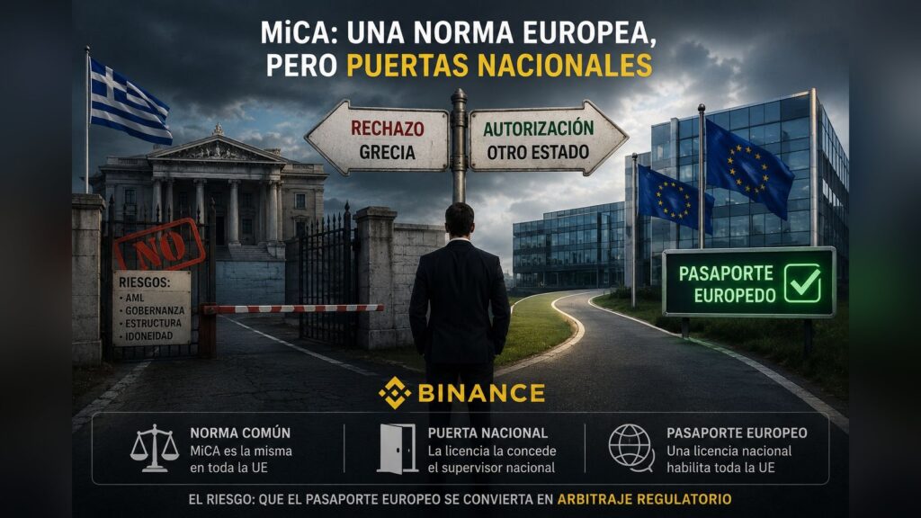 Binance y la credibilidad de MiCA