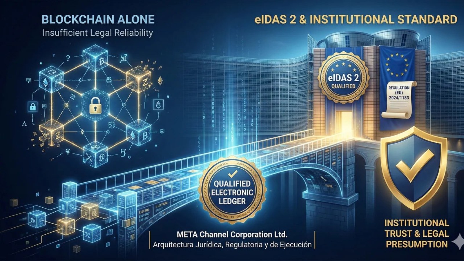 Cómo eIDAS 2 redefine la validez jurídica de la blockchain y los activos digitales