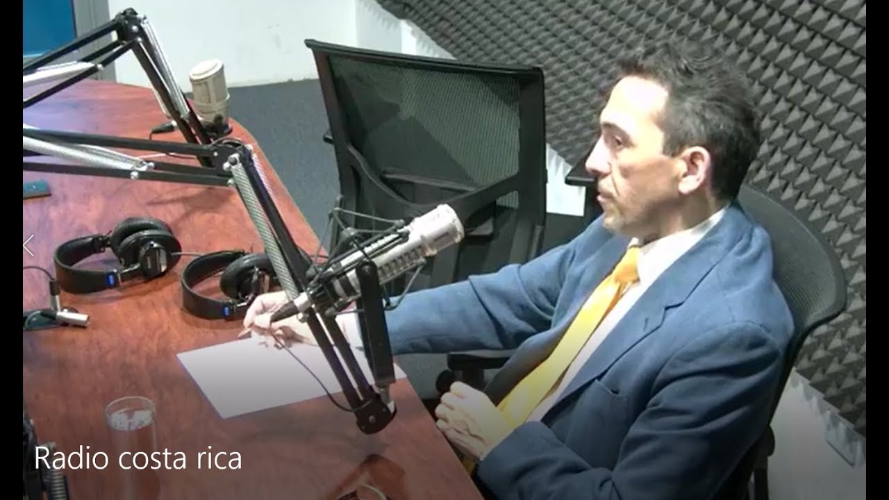 Antonio Tejeda Encinas, entrevistado en Teletica Radio (Costa Rica)