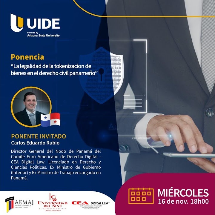 La legalidad de la tokenización de bienes en el derecho civil panameño (UIDE, Ecuador)